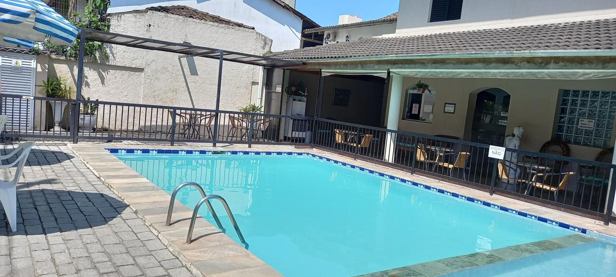 Pousada Parque Suites Estacionamento E Piscina Guarujá Exteriér fotografie