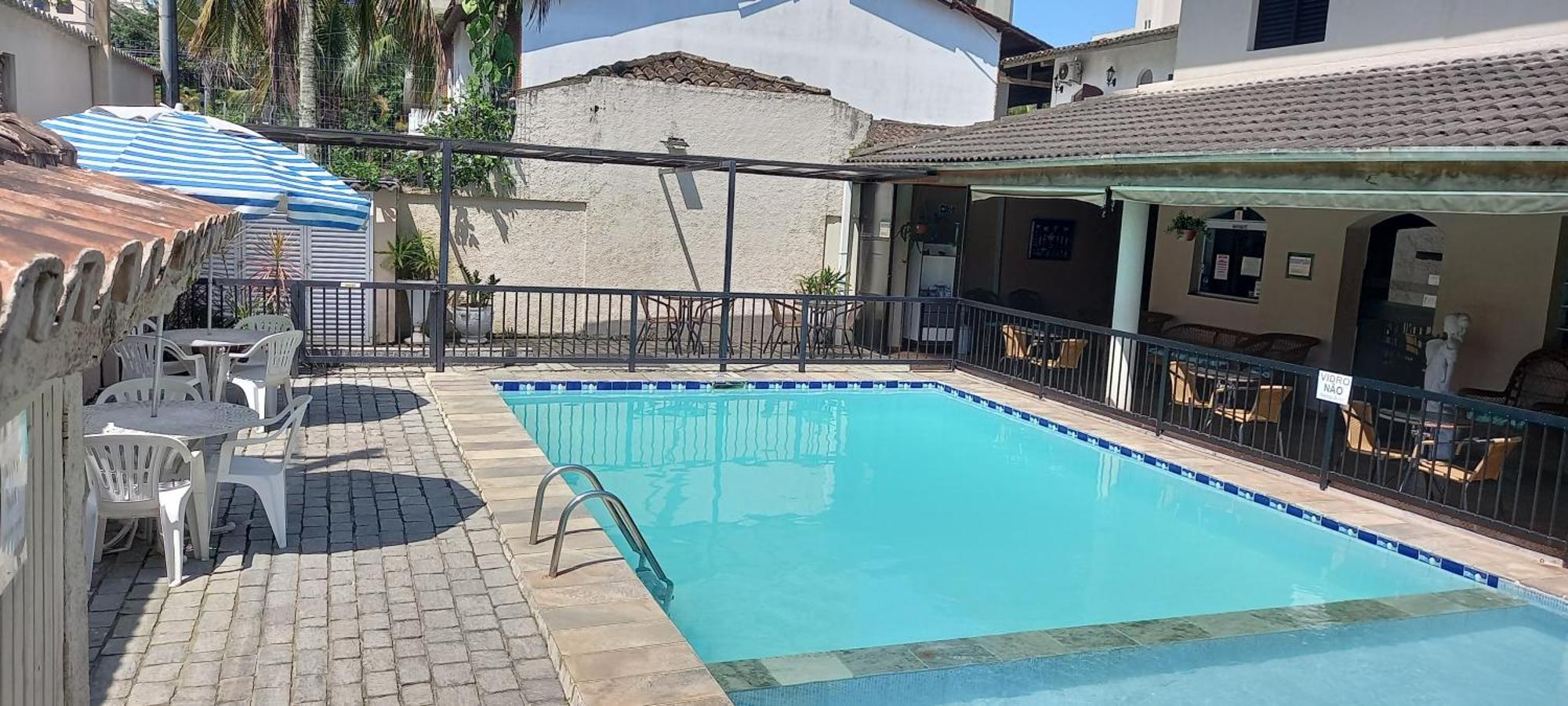 Pousada Parque Suites Estacionamento E Piscina Guarujá Exteriér fotografie