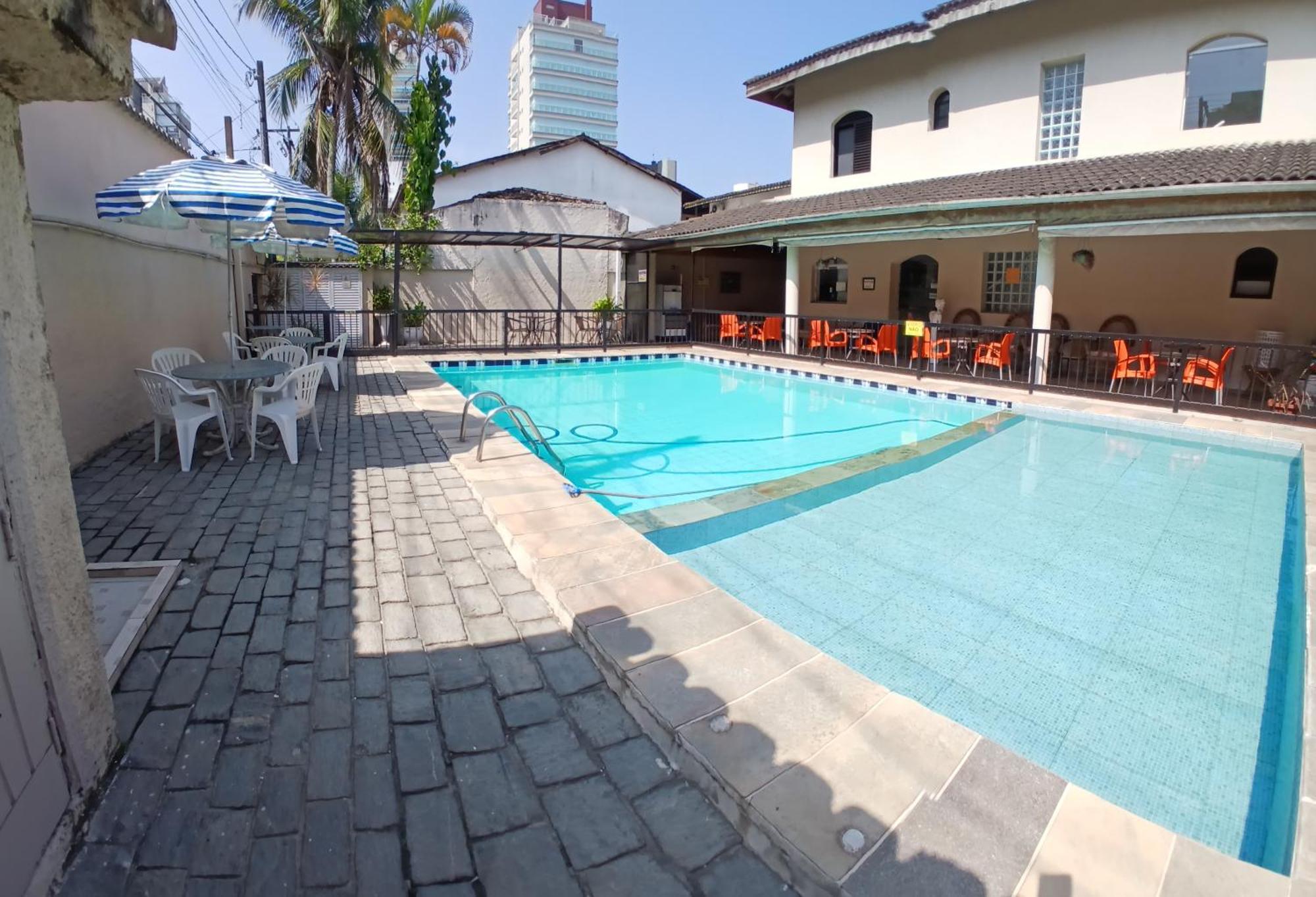 Pousada Parque Suites Estacionamento E Piscina Guarujá Exteriér fotografie