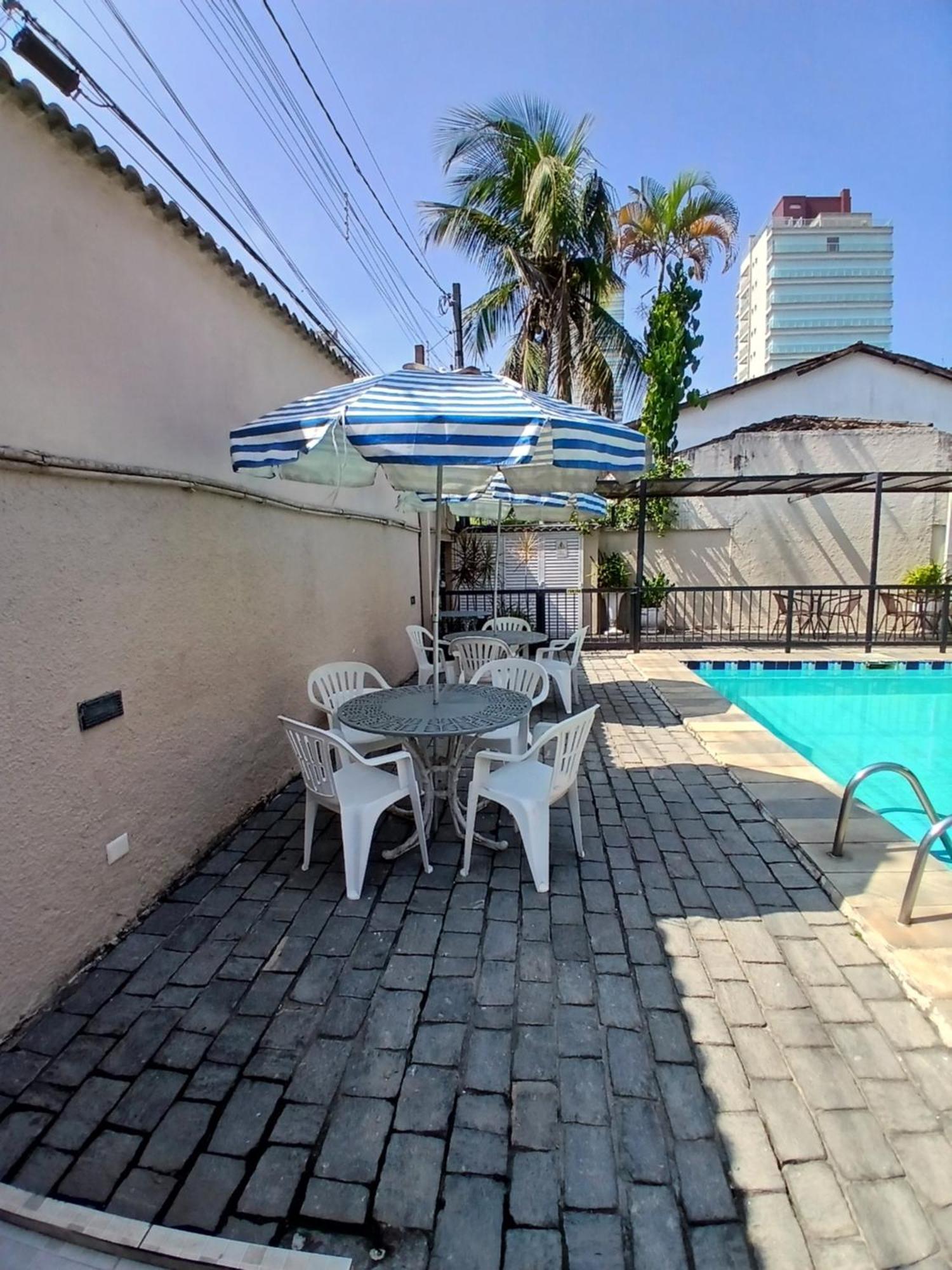Pousada Parque Suites Estacionamento E Piscina Guarujá Exteriér fotografie